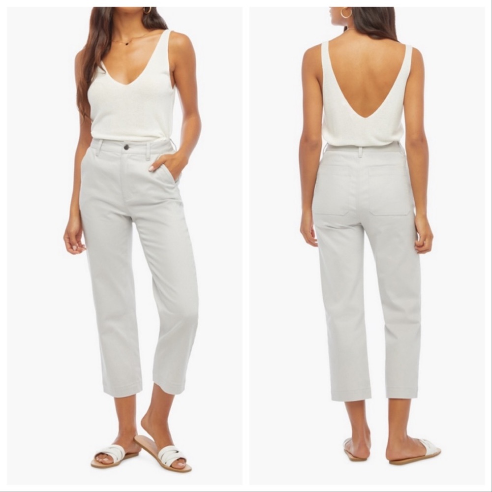 Straight Leg Cropped Pants